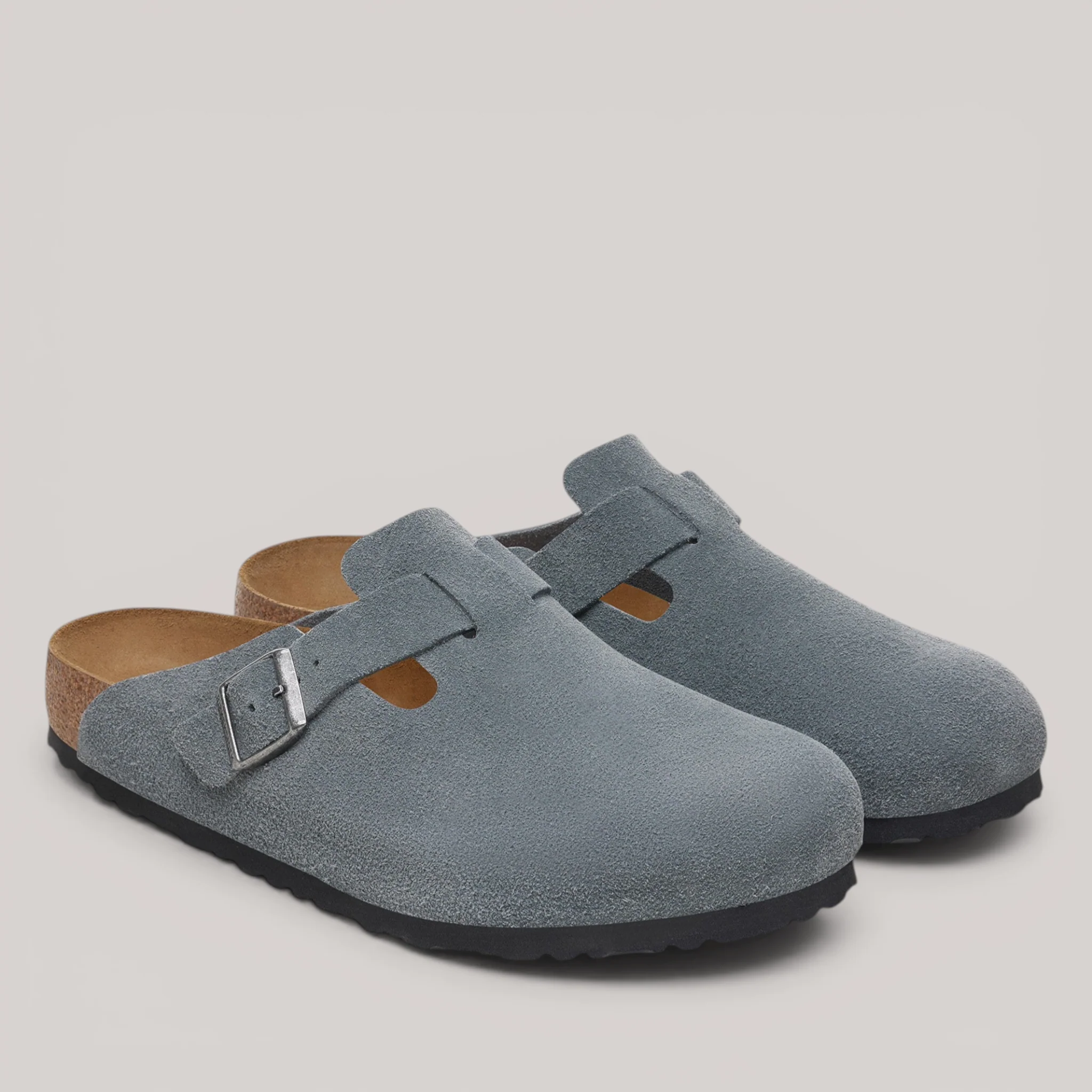 Birkenstock - Boston - Regular - Suede - Soft Footbed - Image 3