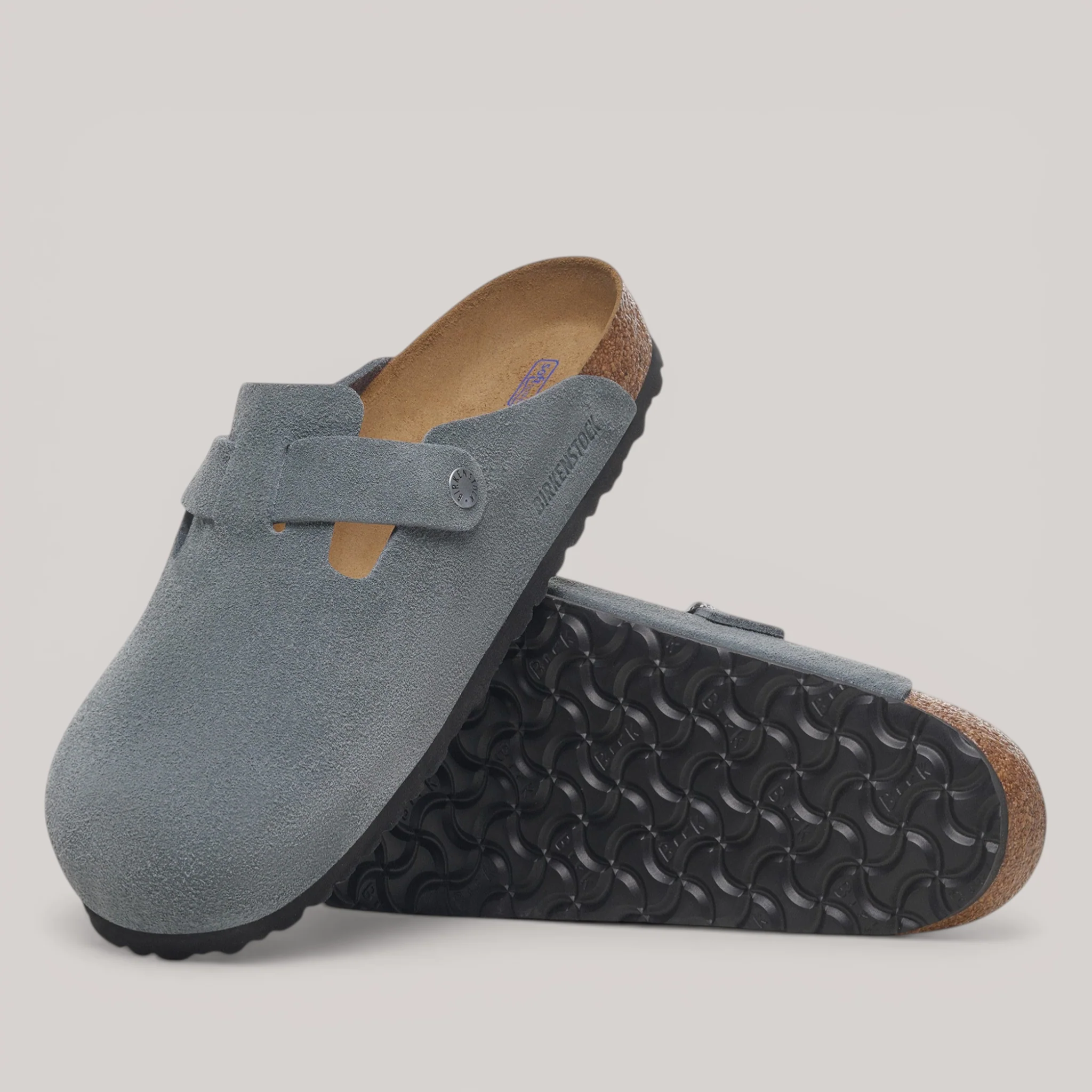 Birkenstock - Boston - Regular - Suede - Soft Footbed - Image 4